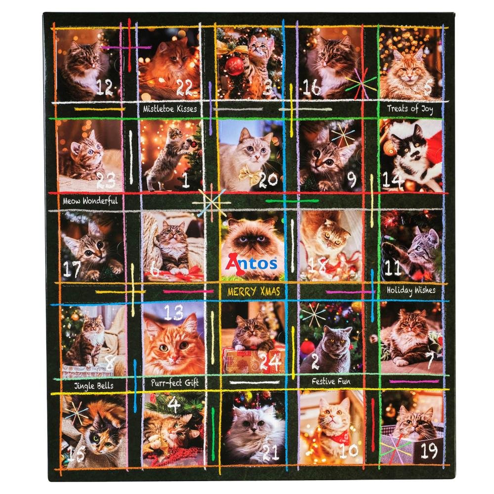 Weihnachts-Adventskalender 200 gr - Katze