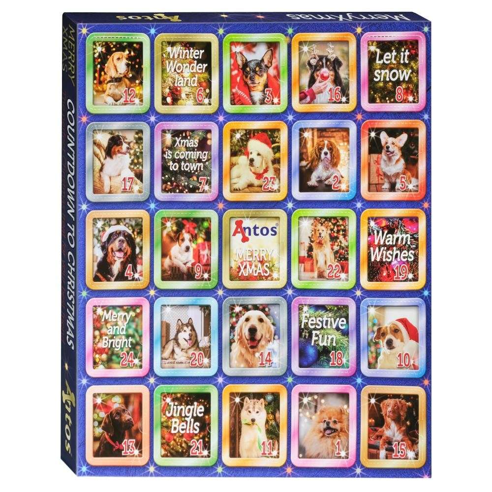 Weihnachts-Adventskalender 225 gr - Hund
