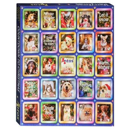 Weihnachts-Adventskalender 225 gr - Hund
